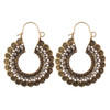 Hollow Flower Dangle Earrings