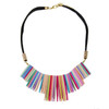 Vibrant Fringe Tassels Necklace
