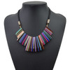 Vibrant Fringe Tassels Necklace