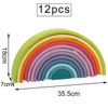 Wooden Rainbow Blocks Toy For Babies Awesome Stuff