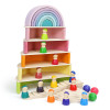 Wooden Rainbow Blocks Toy For Babies Awesome Stuff