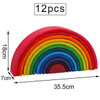 Wooden Rainbow Blocks Toy For Babies Awesome Stuff