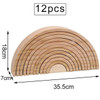 Wooden Rainbow Blocks Toy For Babies Awesome Stuff