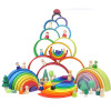 Wooden Rainbow Blocks Toy For Babies Awesome Stuff