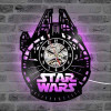 Star Wars Wall Clock with LED Vintage Vinyl Record Clocks