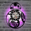 Star Wars Wall Clock with LED Vintage Vinyl Record Clocks