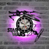 Star Wars Wall Clock with LED Vintage Vinyl Record Clocks