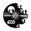 Star Wars Wall Clock with LED Vintage Vinyl Record Clocks
