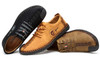 Men Loafers Split Leather Shoes Handmade Moccasins