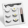 Magnetic Eyelashes set 3 pairs & Magnet Liquid Eyeliner plus a Tweezer