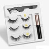 Magnetic Eyelashes set 3 pairs & Magnet Liquid Eyeliner plus a Tweezer