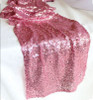 12 Pink Sequin Table Runner Size 12"x108"