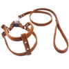 Brown Velvet Harness Set