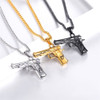 Gun Necklace | Gold, Silver, Black Gun Pendant
