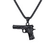 Gun Necklace | Gold, Silver, Black Gun Pendant