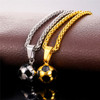 Soccer Necklace | Mens Soccer Ball Pendant