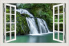 Waterfall 3D Window View Wall Sticker