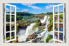 Waterfall 3D Window View Wall Sticker