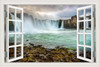 Waterfall 3D Window View Wall Sticker