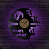 Star Wars Characters Novelty Clock Gift, Vinyl Record Wall Clock