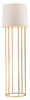 Barrel Frame Floor Lamp In Gold Leaf - Style: 7497562
