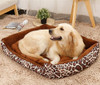 Striped Soft and Comfortable Pet Bed Made For Large Breeds