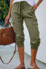 Drawstring Cargo Pocketed Joggers