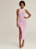 Mirrors split thigh dress