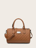 Quilted shoulder bag (zipper)