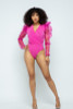 Puff Shoulder Long Sleeve Bodysuit