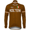 Men's Long Sleeve Cycling Jersey Winter Polyester Purple Yellow Red Bike Jersey Pants Top Mountain Bike MTB Road Bike Cycling UV Resistant Breathable Quick Dry Sports Clothing Apparel / Stretchy