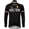 Men's Long Sleeve Cycling Jersey Winter Polyester Purple Yellow Red Bike Jersey Pants Top Mountain Bike MTB Road Bike Cycling UV Resistant Breathable Quick Dry Sports Clothing Apparel / Stretchy