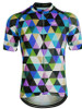 Men's Short Sleeve Cycling Jersey Blue Purple Orange Plaid Checkered Bike Breathable Quick Dry Sports Plaid Checkered Mountain Bike MTB Road Bike Cycling Clothing Apparel / Stretchy