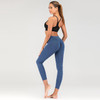 Women's High Waist Yoga Pants Scrunch Butt Ruched Butt Lifting Leggings Tummy Control Butt Lift Dark Grey Army Green Blue Fitness Gym Workout Running Winter Sports Activewear High Elasticity Skinny