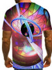 Men's Graphic 3D Plus Size T shirt Print Short Sleeve Daily Tops Streetwear Exaggerated Round Neck Rainbow