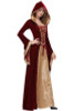 BFJFY Halloween Women Retro Court Gown Queen Cosplay Costumes