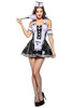BFJFY Halloween Women's Maid Bar Girls Fancy Dress Cosplay Costume