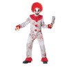 BFJFY Halloween Boys Bloody Circus Costume Scary Clown Cosplay Costume
