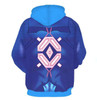 BFJmz METROID Samus Zero 3D Printing Coat Zipper Coat Leisure Sports Sweater Autumn And Winter