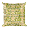 Tea Garden Floral Throw Pillow