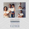 Customizable 8x8 Metal Print - Strong and Reliable Father