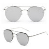 Women's retro aviator sunglass