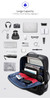 Backpack men usb external charge enlarge 15.6 inch laptop shoulders anti-theft waterproof travel