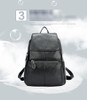 Backpacks women fashion 100% genuine leather casual travel knapsack laptop pocket schoolbag