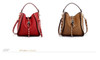 Handbag female famous brand genuine leather bag purse luxury tote designer crossbody