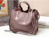 Handbag women luxury 100% real leather designer brand cowhide genuine shoulder messenger elegant tote