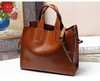Handbag women luxury 100% real leather designer brand cowhide genuine shoulder messenger elegant tote