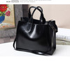Handbag women luxury 100% real leather designer brand cowhide genuine shoulder messenger elegant tote