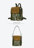 Backpack women popular metal rings mini chain shoulder leather vintage summer school