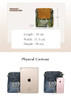Backpack women popular metal rings mini chain shoulder leather vintage summer school